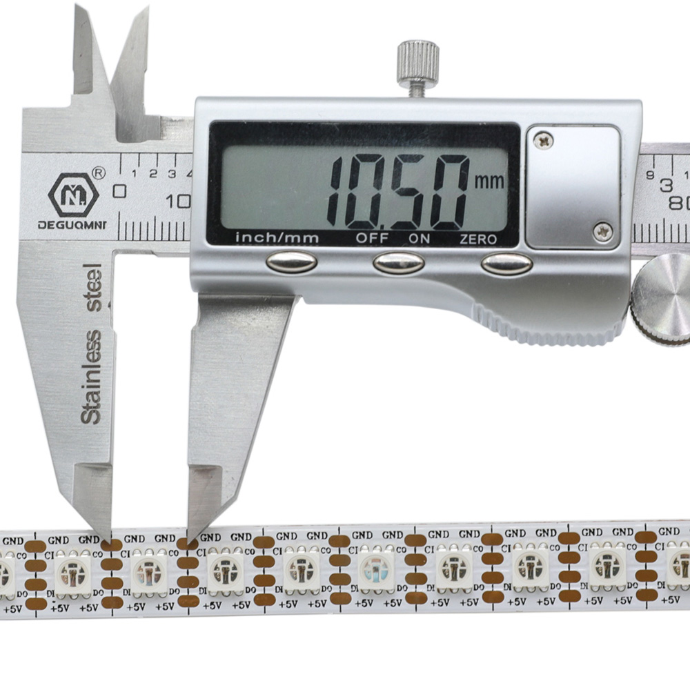 DC5V 96LEDs/m Fastest APA107/HD107S Individually Addressable Super Bright Full Color RGB LED Strip - 16.4Ft/Roll DC5V 96LEDs/m Fastest APA107/HD107S Individually Addressable Super Bright Full Color RGB LED Strip - 16.4Ft/Roll